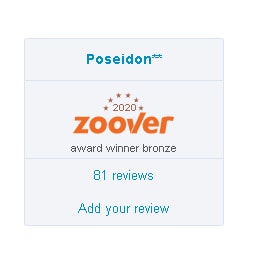 Hotel Poseidon Kokkari awards and Certificates