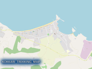 Maps of Kokkari Samos Greece