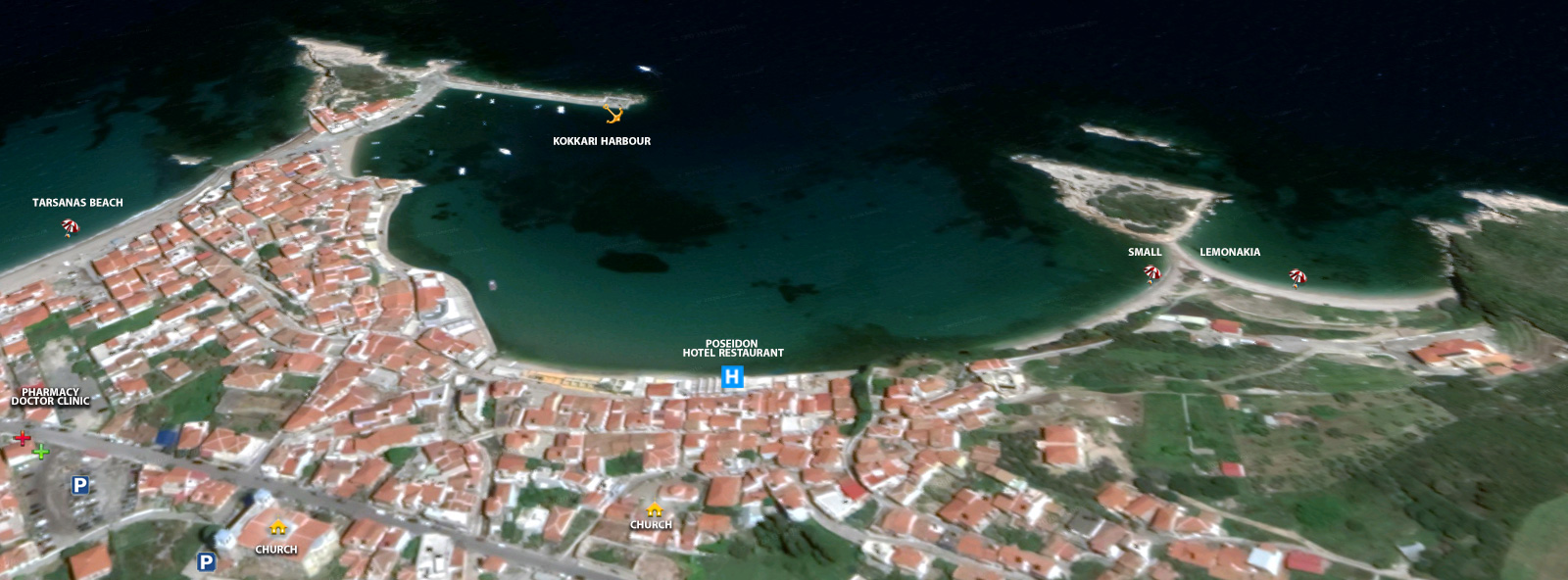 Maps Kokkari Samos Greece