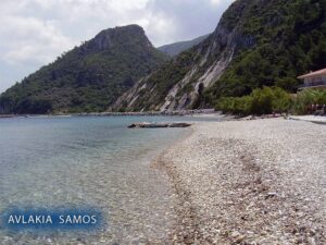 Beaches in Kokkari Samos Greece