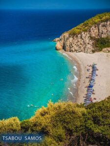 Beaches in Kokkari Samos Greece