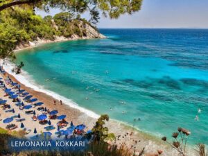 Beaches in Kokkari Samos Greece