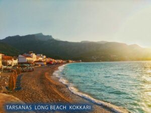 Beaches in Kokkari Samos Greece