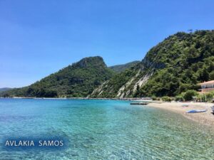Beaches in Kokkari Samos Greece