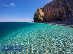 Beaches in Kokkari Samos Greece