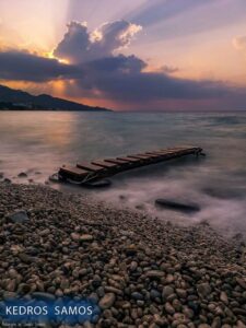 Beaches in Kokkari Samos Greece