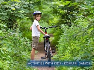 Traveling with children in Kokkari Samos Greece