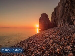Beaches in Kokkari Samos Greece